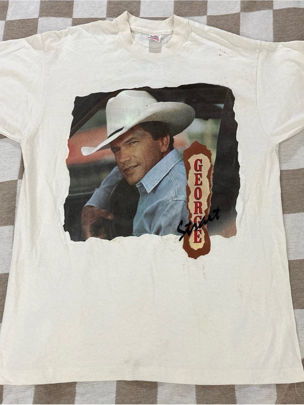 90s vintage George Strait Graphic Tee -  Men’s Shirt
